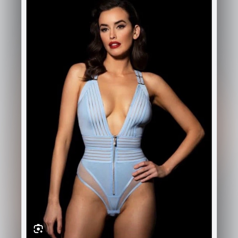 💎💎 Honey Birdette Linda C Playsuit - Blue Bell XXS - NWT